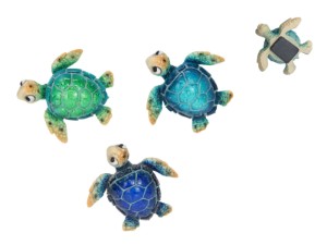8cm Happy Marble Turtle Magnet 3 Asstd
