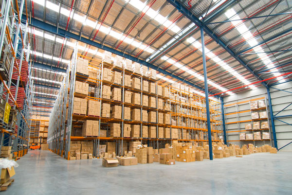 Our warehouse stacked to the brim with the latest wholesale gifts, giftware and homewares