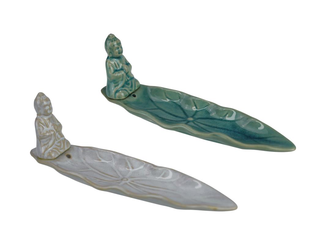 20cm Buddha Incense Stick Holder 2 Asstd