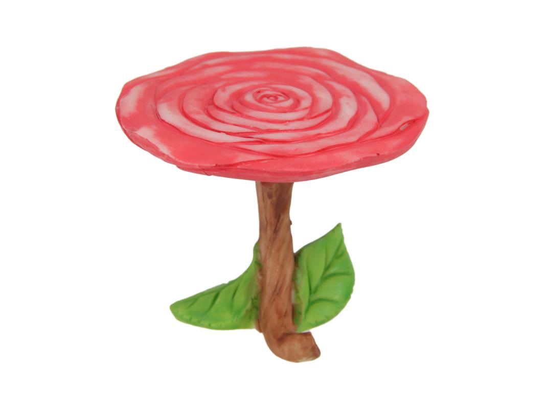 6x8cm Rose Fairy Garden Table