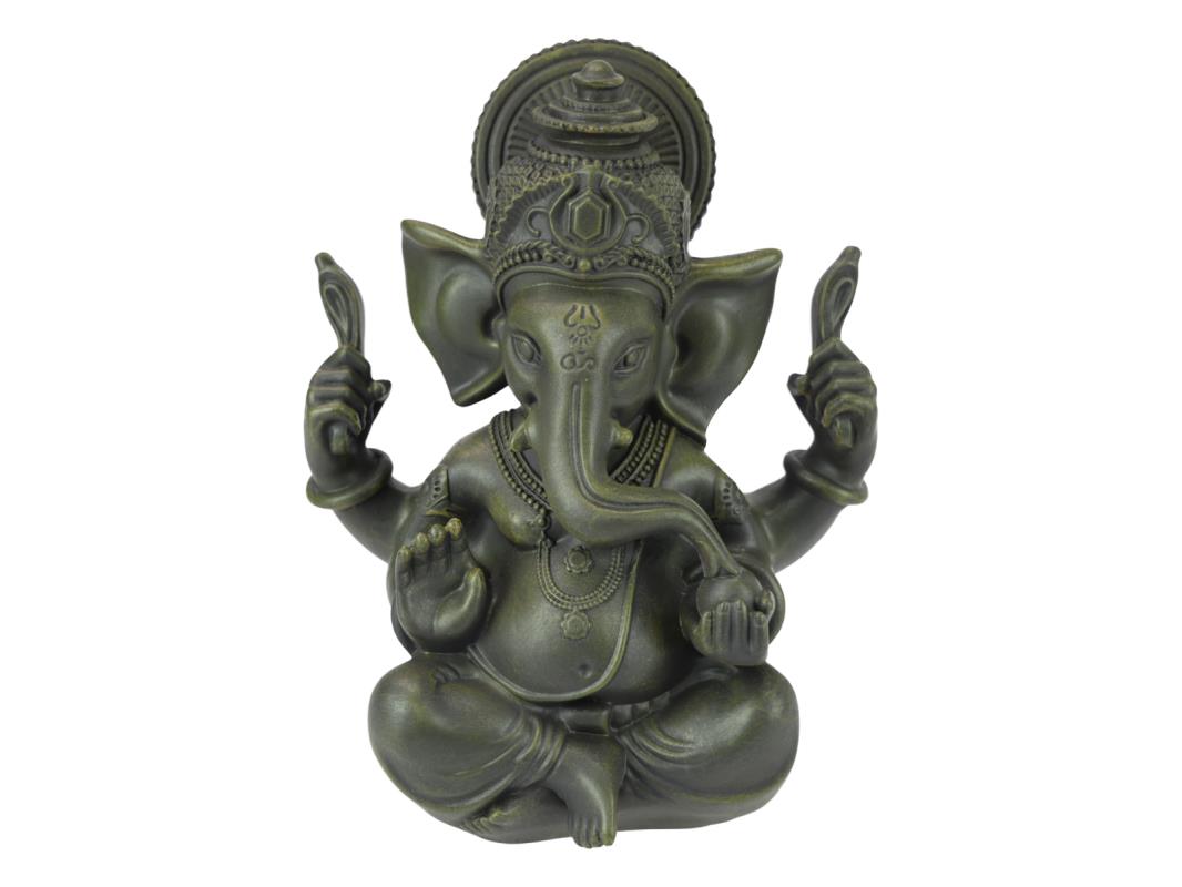 25cm Sitting Garden Ganesh