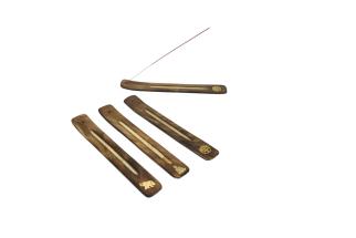 26cm Wooden Incense Ash Catcher 3 Asstd