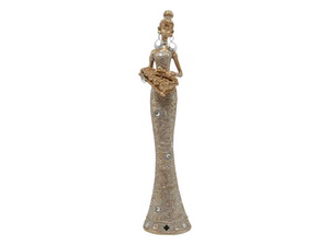 35cm Standing African Lady