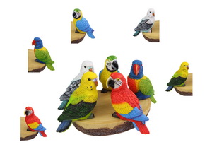 17cm Budgie/Parrot/Lorikeet on Display (20=Free Display)