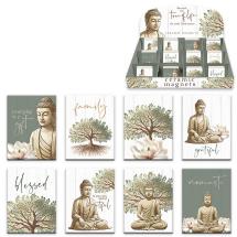 6x8cm Magnet with Buddha Tree of Life Design 8 Asstd (48=Free Display)