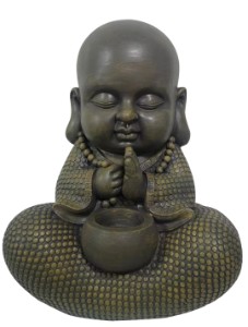 57cm Sitting Cute Buddha with Bowl