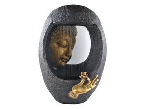 61cm Tranquil Buddha Waterfall Fountain