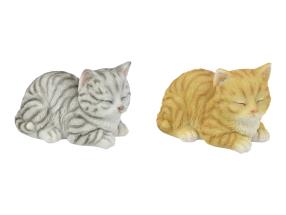 15cm Sleeping Cute Cat 2 Asstd