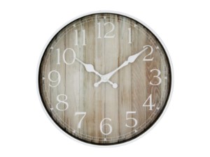 29x29cm Natural Timber Look Clock (Window Box)