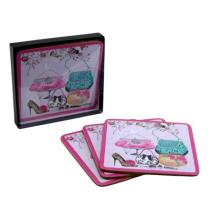 High Heel Coaster Set Set/4 Gift Boxed