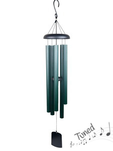 112cm Green Column Harmonious Tuned Wind Chime