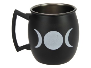 Pentagram/Triple Moon Stainless Steel Mug 2 Asstd
