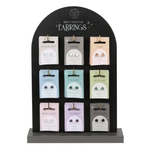 Semi Precious Earrings 36 Asstd (36=Free Display)