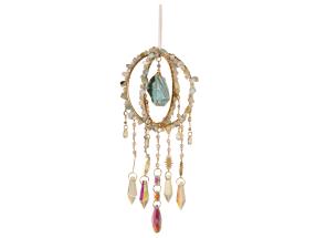 45cm Suncatcher with Hanging Amazonite Crystal