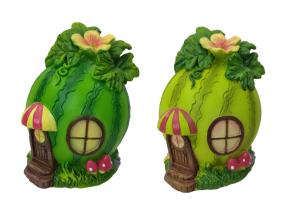 9cm Fairy Garden Watermelon House 2 Asstd