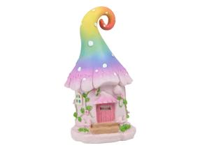 18cm Rainbow Fairy Garden House