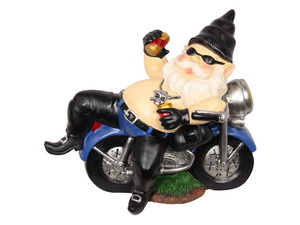 30cm Drunk Gnome Biker