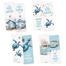 15cm 3D Bookmark with Beach Shack/Turtle/Combi Design by Kelly Lane 8 Asstd (80=Free Display)