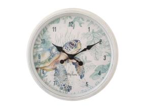 Coastal Turtle 40cm Clock By Kelly Lane