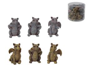 3.5cm Miniature Dragon 6 Asstd