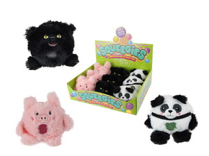8cm Farm Animal Water Bead Squeegees 4 Asstd