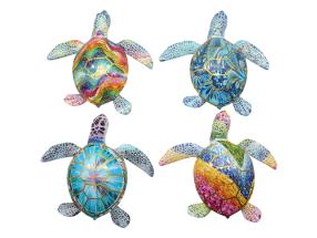 12cm Mosaic Turtle 4 Asstd